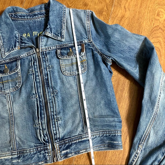 Ezra Fitch Zipped up Denim Jean Jacket size M - Picture 6 of 9